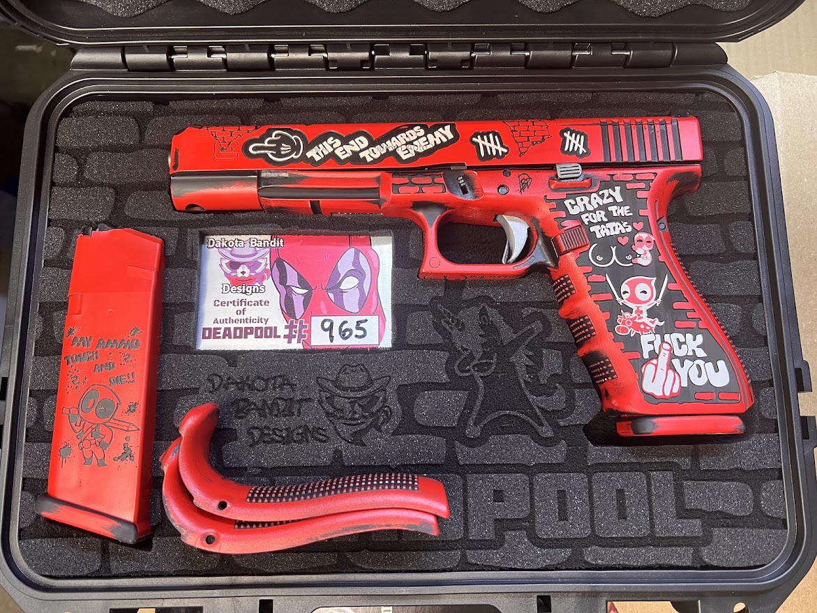 Red/Black Glock 40
